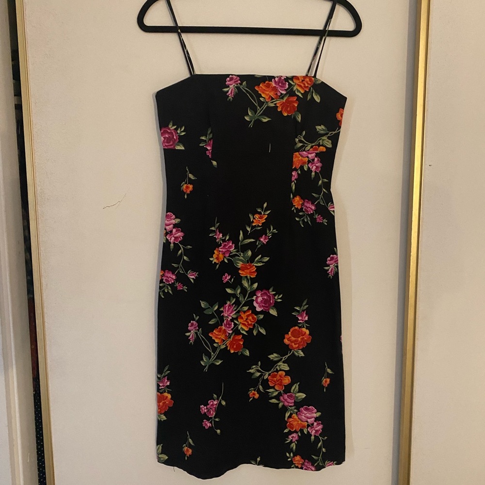 Black fitted dress